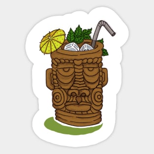 Tiki Drink Sticker